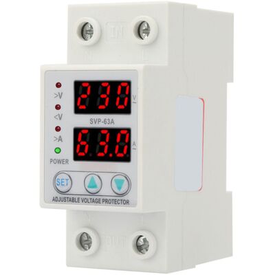 OEM Protecteur De Courant De Tension Réglable Monophasé À Double Affichage Led Ac230v 63a - Publicité OEM Protecteur De Courant De Tension Réglable Monophasé À Double Affichage Led Ac230v 63a - Publicité