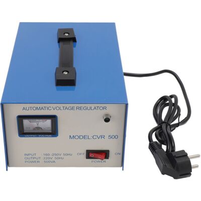 MOXIE Sjlerst – Régulateur De Tension Automatique Monophasé 500 Va – Entrée 160-250 V – Sortie 220 V – Protection Appareils Électroménagers - Cvr 500 Va - Publicité MOXIE Sjlerst – Régulateur De Tension Automatique Monophasé 500 Va – Entrée 160-250 V – Sortie 220 V – Protection Appareils Électroménagers - Cvr 500 Va - Publicité