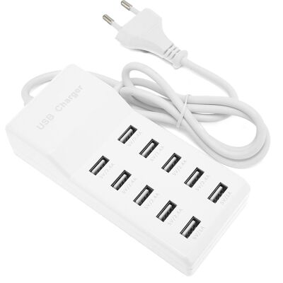 OEM Station De Charge Usb, 10 Ports, Chargeur Intelligent Mural, Compatible Avec Divers Appareils, Prise Standard Européenne, 100-240v. Publicité OEM Station De Charge Usb, 10 Ports, Chargeur Intelligent Mural, Compatible Avec Divers Appareils, Prise Standard Européenne, 100-240v. Publicité