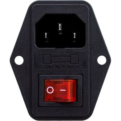 MOXIE Prise Alimentation Mâle Interrupteur Module Admission 3 Broches 10a 250v C14 Iec320 - Publicité MOXIE Prise Alimentation Mâle Interrupteur Module Admission 3 Broches 10a 250v C14 Iec320 - Publicité