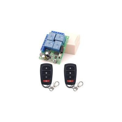 OEM Interrupteur De Télécommande Universel, Récepteur De Relais Rf Ac 230v/220v 10a 4ch 433mhz Avec 2 Émetteurs Pour Moteur, Porte De Garage, Lumière, Rideau Électrique, Interrupteur De Bricolage - Crezuo - Publicité OEM Interrupteur De Télécommande Universel, Récepteur De Relais Rf Ac 230v/220v 10a 4ch 433mhz Avec 2 Émetteurs Pour Moteur, Porte De Garage, Lumière, Rideau Électrique, Interrupteur De Bricolage - Crezuo - Publicité