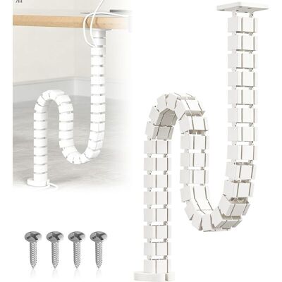 OEM Colonne Vertebrale Cable Management Guide-câbles Carré Gaine Cable De Bureaux À Hauteur Réglable Et Fixe 125mm Slim Line Guide-câbles Carré Pour Bureaux Réglables En Hauteur (blanc) - Publicité OEM Colonne Vertebrale Cable Management Guide-câbles Carré Gaine Cable De Bureaux À Hauteur Réglable Et Fixe 125mm Slim Line Guide-câbles Carré Pour Bureaux Réglables En Hauteur (blanc) - Publicité