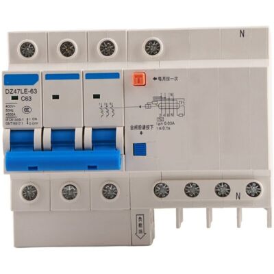 OEM Disjoncteur Différentiel Résiduel Dz47le-32 2p N C32 230v 32a 30ma - Publicité OEM Disjoncteur Différentiel Résiduel Dz47le-32 2p N C32 230v 32a 30ma - Publicité