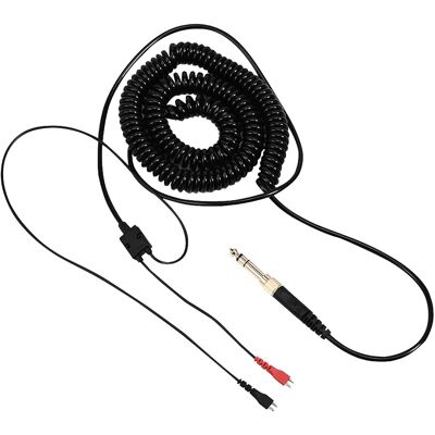 SANS MARQUE Câble À Ressort Pour Casques Hd25/560/540/480/430 - Câble De Rechange Avec Connecteurs 3,5 Mm Et 6,5 Mm - Transmission Hd Anti-interférences - Publicité SANS MARQUE Câble À Ressort Pour Casques Hd25/560/540/480/430 - Câble De Rechange Avec Connecteurs 3,5 Mm Et 6,5 Mm - Transmission Hd Anti-interférences - Publicité