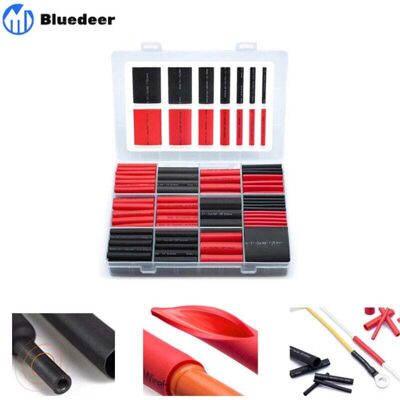 OEM 400 Pièces Kit De Gaine Thermorétractable Etanche - 3:1 Tube Thermoretractable À Double Paroi - Revêtement Adhésif - Gaine Thermo - Noire, Rouge-crezuo - Publicité OEM 400 Pièces Kit De Gaine Thermorétractable Etanche - 3:1 Tube Thermoretractable À Double Paroi - Revêtement Adhésif - Gaine Thermo - Noire, Rouge-crezuo - Publicité