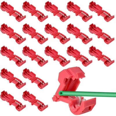 OEM 20 Pièces Bornes De Raccordement Pour Câble Périphérique De Robot Station De Charge, Connecteur De Dérivation En T, Clip Pour Câble - Publicité OEM 20 Pièces Bornes De Raccordement Pour Câble Périphérique De Robot Station De Charge, Connecteur De Dérivation En T, Clip Pour Câble - Publicité