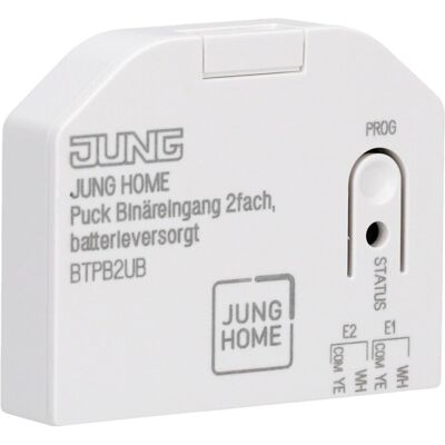 COCO Jung Home Btpb2ub Puck Entrée Binaire Double Batterie Bluetooth Mesh - Module D'Entrée Binaire Encastré - Publicité COCO Jung Home Btpb2ub Puck Entrée Binaire Double Batterie Bluetooth Mesh - Module D'Entrée Binaire Encastré - Publicité