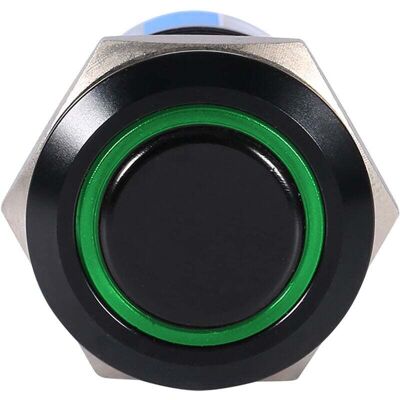 Scotch 19mm 12-24v On/off Noir Tanche Autobloquant Loquet Bouton Poussoir Flate Commutateur Vert Led - Publicité Scotch 19mm 12-24v On/off Noir Tanche Autobloquant Loquet Bouton Poussoir Flate Commutateur Vert Led - Publicité
