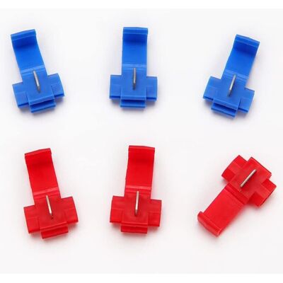 OEM Lot De 50 Cosses Électriques Connecteurs Rapides – 25 Rouges Et 25 Bleus – Section 0.5-2.5 Mm² – Laiton Étamé Pour Bonne Conductivité - Publicité OEM Lot De 50 Cosses Électriques Connecteurs Rapides – 25 Rouges Et 25 Bleus – Section 0.5-2.5 Mm² – Laiton Étamé Pour Bonne Conductivité - Publicité