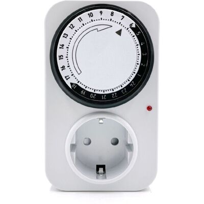 OEM 4000w Programmateur Journalier Mécanique Avec Voyant Blanc 120x85x72mm 16a - Publicité OEM 4000w Programmateur Journalier Mécanique Avec Voyant Blanc 120x85x72mm 16a - Publicité