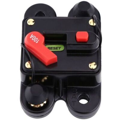 OEM Disjoncteur 12 V Cc Pour Voiture, Bateau, Vélo, Stéréo, Fusible De Réinitialisation Audio (100 A) - Publicité OEM Disjoncteur 12 V Cc Pour Voiture, Bateau, Vélo, Stéréo, Fusible De Réinitialisation Audio (100 A) - Publicité