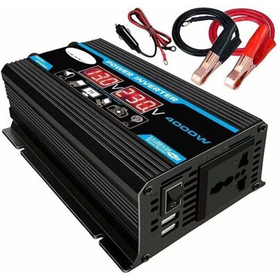 OEM Convertisseur De Tension 12v 220v 4000w – Pur Sinus – Protection Surcharge Et Surchauffe – Idéal Pour Camping Et Voyages-crezuo - Publicité OEM Convertisseur De Tension 12v 220v 4000w – Pur Sinus – Protection Surcharge Et Surchauffe – Idéal Pour Camping Et Voyages-crezuo - Publicité