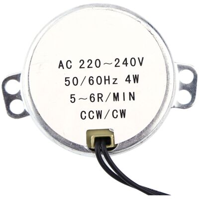 OEM Moteur À Engrenages Ac Synchrone 4w Cw/ccw 5-6rpm, Moteur Électrique Pour Le Contrôle D'Automatisation Et Les Appareils Ménagers-crezuo - Publicité OEM Moteur À Engrenages Ac Synchrone 4w Cw/ccw 5-6rpm, Moteur Électrique Pour Le Contrôle D'Automatisation Et Les Appareils Ménagers-crezuo - Publicité