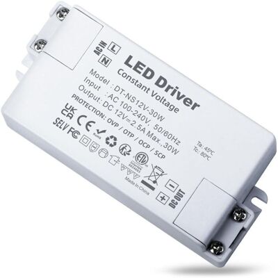 OEM Transformateur Led 12 V 30 W, 220 V 2,5 A, Alimentation Ca/cc Basse Tension, Pilote De Tension Constante Pour Bandes Led Encastrées, Lampes Et Projecteurs. Publicité OEM Transformateur Led 12 V 30 W, 220 V 2,5 A, Alimentation Ca/cc Basse Tension, Pilote De Tension Constante Pour Bandes Led Encastrées, Lampes Et Projecteurs. Publicité