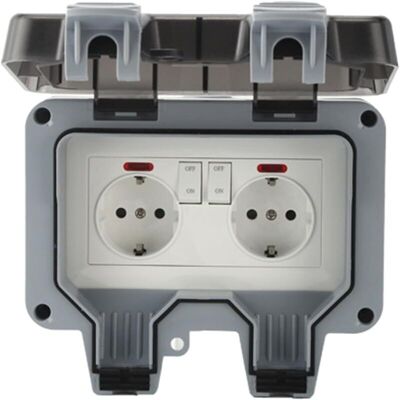 OEM Prise Extérieure Résistante Aux Intempéries, Norme Européenne, Avec Couvercle Verrouillable, Prise Étanche Pour Jardin, Cuisine, Garage, Prise Étanche Extérieure-crezuo - Publicité OEM Prise Extérieure Résistante Aux Intempéries, Norme Européenne, Avec Couvercle Verrouillable, Prise Étanche Pour Jardin, Cuisine, Garage, Prise Étanche Extérieure-crezuo - Publicité