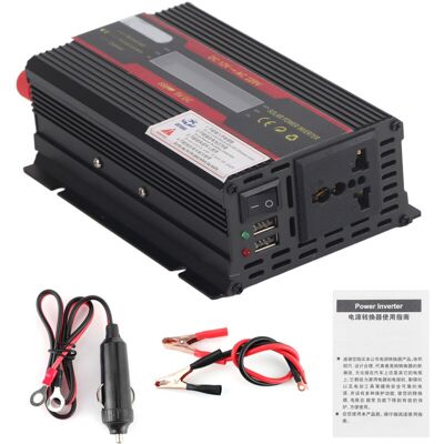 OEM Onduleur De Voiture Dc 12v À Ac 220v 3000w Puissance De Crête Affichage Lcd Convertisseur D'Ondes Sinusodales Modifiées-crezuo - Publicité OEM Onduleur De Voiture Dc 12v À Ac 220v 3000w Puissance De Crête Affichage Lcd Convertisseur D'Ondes Sinusodales Modifiées-crezuo - Publicité