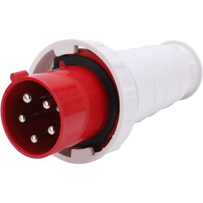 MOXIE Fiche Industrielle 5 Broches, Étanche Ip67, 380-415v, 63a, 3p+n+t, Connecteur D'Alimentation Industriel Pour L'Agriculture Industrielle, Rouge/blanc De Qualité Industrielle - Publicité MOXIE Fiche Industrielle 5 Broches, Étanche Ip67, 380-415v, 63a, 3p+n+t, Connecteur D'Alimentation Industriel Pour L'Agriculture Industrielle, Rouge/blanc De Qualité Industrielle - Publicité