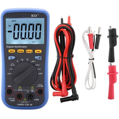 ABYSSE Multimètre Numérique Bluetooth B33+ Avec Écran Lcd Pour La Mesure De La Tension, Du Courant Et De La Résistance Ac/dc. Publicité ABYSSE Multimètre Numérique Bluetooth B33+ Avec Écran Lcd Pour La Mesure De La Tension, Du Courant Et De La Résistance Ac/dc. Publicité