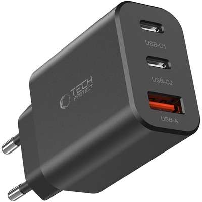 OEM Chargeur Réseau 3 Ports Tech-protect Nc30w Pd30w/qc3.0 Noir - Publicité OEM Chargeur Réseau 3 Ports Tech-protect Nc30w Pd30w/qc3.0 Noir - Publicité