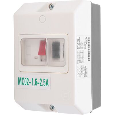 MOXIE Sjlerst Interrupteur De Protection De Moteur 220/380v Ip55 Disjoncteur Abs Étanche Pour Contrôle De Moteur Électrique 50/60hz 1.6-2.5a - Publicité MOXIE Sjlerst Interrupteur De Protection De Moteur 220/380v Ip55 Disjoncteur Abs Étanche Pour Contrôle De Moteur Électrique 50/60hz 1.6-2.5a - Publicité