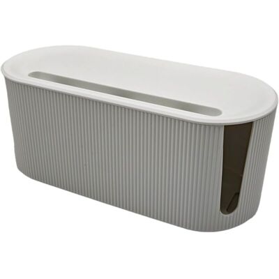 OEM Boite Cache Câble, Câche Multiprise, Boite De Rangement Pour Câble. Rangement Des Câbles Et Multiprise. (blanc) - Publicité OEM Boite Cache Câble, Câche Multiprise, Boite De Rangement Pour Câble. Rangement Des Câbles Et Multiprise. (blanc) - Publicité