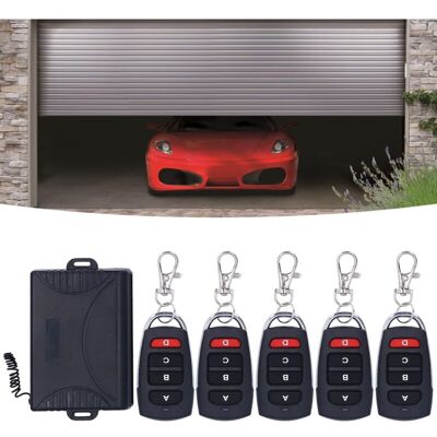 MOXIE Relais De Télécommande De Porte 433mhz, Ac85-250v Kit Émetteur-récepteur Télécommande De Garage Faible Consommation D'Énergie Pour Porte De Garage - Publicité MOXIE Relais De Télécommande De Porte 433mhz, Ac85-250v Kit Émetteur-récepteur Télécommande De Garage Faible Consommation D'Énergie Pour Porte De Garage - Publicité