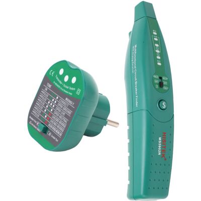 MOXIE Sjlerst – Testeur De Prise Et Détecteur De Disjoncteur 220v – Technologie De Sensibilité Automatique – Teste L'État Des Connexions – Lampe De Poche Intégrée - Ms5902 - Publicité MOXIE Sjlerst – Testeur De Prise Et Détecteur De Disjoncteur 220v – Technologie De Sensibilité Automatique – Teste L'État Des Connexions – Lampe De Poche Intégrée - Ms5902 - Publicité