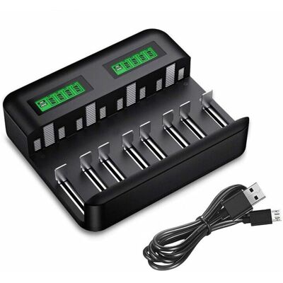 OEM Chargeur De Piles Universel Lcd, Chargeur Universel Pour Aa/lr6, Aaa/lr3, C/r14, D/r20 Ni-mh Piles Rechargeables Avec Entrée Type C Micro Usb, Chargeur 9008 Avec Technologie Détection De Piles - Publicité OEM Chargeur De Piles Universel Lcd, Chargeur Universel Pour Aa/lr6, Aaa/lr3, C/r14, D/r20 Ni-mh Piles Rechargeables Avec Entrée Type C Micro Usb, Chargeur 9008 Avec Technologie Détection De Piles - Publicité