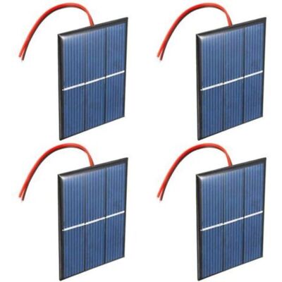 SANS MARQUE Lot De 4 Batteries Micro Panneau Solaire 1,5 V 0,65 W 60 X 80 Mm Pour Énergie Solaire, Bricolage, Projets Scientifiques - Jouets - Chargeur De Batterie - Publicité SANS MARQUE Lot De 4 Batteries Micro Panneau Solaire 1,5 V 0,65 W 60 X 80 Mm Pour Énergie Solaire, Bricolage, Projets Scientifiques - Jouets - Chargeur De Batterie - Publicité