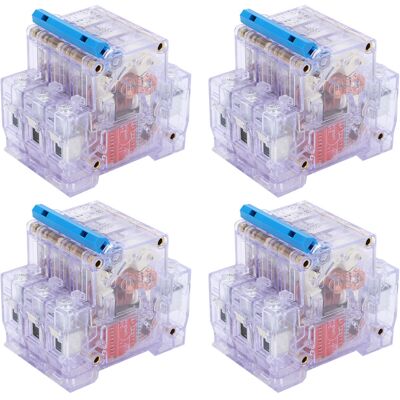 LBVIE Lot De 4 Disjoncteurs Miniatures Domestiques Dz47‑63 Tripolaires 6‑63a Avec Protection Transparente Contre Les Surcharges - Publicité LBVIE Lot De 4 Disjoncteurs Miniatures Domestiques Dz47‑63 Tripolaires 6‑63a Avec Protection Transparente Contre Les Surcharges - Publicité