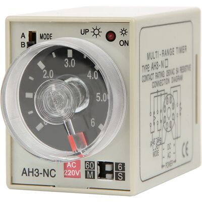 WEYTOLL Relais Temporisé À La Mise Sous Tension Mini Multi-période Réglable En Mode B ah3 Nc Ac220v 50/60hz - Publicité WEYTOLL Relais Temporisé À La Mise Sous Tension Mini Multi-période Réglable En Mode B ah3 Nc Ac220v 50/60hz - Publicité