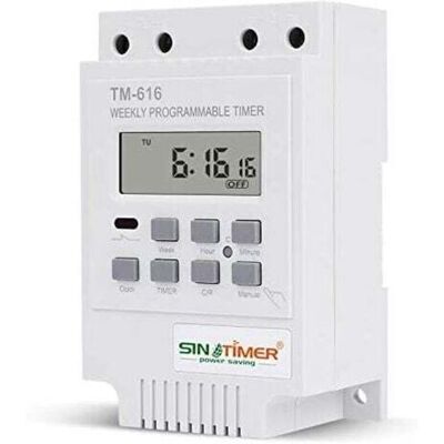 OEM 1x Tm616 Programmateur Interrupteur Relais, 12v Minuterie Programmateur Horaire Électrique Hebdomadaire Numérique Timer Interrupteur Avec Écran Numérique Lcd - Blanc - Publicité OEM 1x Tm616 Programmateur Interrupteur Relais, 12v Minuterie Programmateur Horaire Électrique Hebdomadaire Numérique Timer Interrupteur Avec Écran Numérique Lcd - Blanc - Publicité