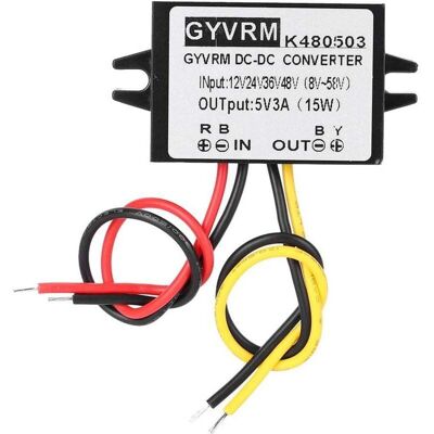 OEM Régulateur De Tension Régulateur Dc-dc 12v / 24v / 36v / 48v À 5v 3a Alimentation Convertisseur Continu Abaisseur-crezuo - Publicité OEM Régulateur De Tension Régulateur Dc-dc 12v / 24v / 36v / 48v À 5v 3a Alimentation Convertisseur Continu Abaisseur-crezuo - Publicité
