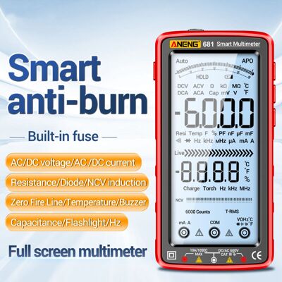 OEM Multimètre Numérique 6000 Points Intelligent Anti-brûlure Compteur Universel Rechargeable Testeur Ncv Grand Écran Lcd De 5 Pouces Avec Lampe De Poche Rétroéclairée-crezuo - Publicité OEM Multimètre Numérique 6000 Points Intelligent Anti-brûlure Compteur Universel Rechargeable Testeur Ncv Grand Écran Lcd De 5 Pouces Avec Lampe De Poche Rétroéclairée-crezuo - Publicité