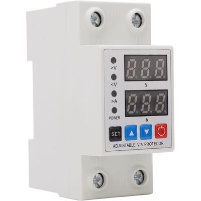 OEM Dispositif De Protection Contre Les Surtensions Et Les Sous-tensions, Réglage Par Double Affichage, Parafoudre De Surcharge Et De Surintensité 40 A 240 V – 300 V - Publicité OEM Dispositif De Protection Contre Les Surtensions Et Les Sous-tensions, Réglage Par Double Affichage, Parafoudre De Surcharge Et De Surintensité 40 A 240 V – 300 V - Publicité