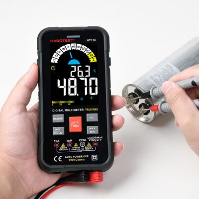 OEM Multimètre Numérique À Plage Automatique , Multimètre Numérique Intelligent À Grand Écran, Ampèremètre, Ohmmètre, Voltmètre, Résistance De Tension De Mesure De Courant - Publicité OEM Multimètre Numérique À Plage Automatique , Multimètre Numérique Intelligent À Grand Écran, Ampèremètre, Ohmmètre, Voltmètre, Résistance De Tension De Mesure De Courant - Publicité