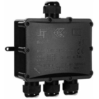 OEM Boîte De Dérivation Etanche Ip68 Extérieur - 4 Voies Plus Grande Câble, Connecteur Boîte De Jonction Electrique Pour Câble Ø 4 À 14mm, Abs + Pvc-crezuo - Publicité OEM Boîte De Dérivation Etanche Ip68 Extérieur - 4 Voies Plus Grande Câble, Connecteur Boîte De Jonction Electrique Pour Câble Ø 4 À 14mm, Abs + Pvc-crezuo - Publicité