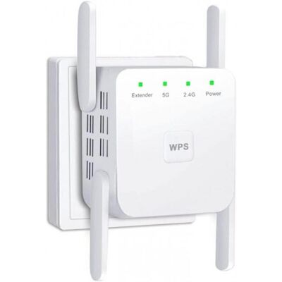 ANGEL CERDA Répéteur Wi-fi, Extension De Signal Sans Fil, Améliore Le Signal Wi-fi, 1200 Mbps, Blanc - Publicité ANGEL CERDA Répéteur Wi-fi, Extension De Signal Sans Fil, Améliore Le Signal Wi-fi, 1200 Mbps, Blanc - Publicité