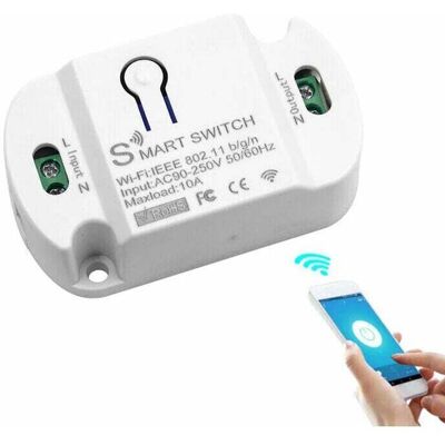 OEM Commutateur.commutateur Wifi Intelligent Disjoncteurs Domestiques Téléphone Portable Télécommande De Synchronisation Pour Appareils Électroménagers(10a) - Publicité OEM Commutateur.commutateur Wifi Intelligent Disjoncteurs Domestiques Téléphone Portable Télécommande De Synchronisation Pour Appareils Électroménagers(10a) - Publicité
