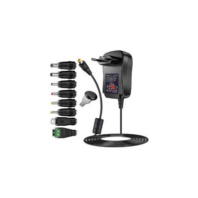 OEM 41w Universel Ac Dc Adaptateur D'Alimentation 6v 9v 12v 15v 18v 20v Et 24 V Avec 8 Connecteurs D'Adaptateur Sélectionnables, 123cm Câble De Chargement-crezuo - Publicité OEM 41w Universel Ac Dc Adaptateur D'Alimentation 6v 9v 12v 15v 18v 20v Et 24 V Avec 8 Connecteurs D'Adaptateur Sélectionnables, 123cm Câble De Chargement-crezuo - Publicité