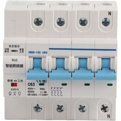 OEM Disjoncteur Intelligent Wifi 4p, Commutateur De Télécommande Sans Fil 400v63a-crezuo - Publicité OEM Disjoncteur Intelligent Wifi 4p, Commutateur De Télécommande Sans Fil 400v63a-crezuo - Publicité