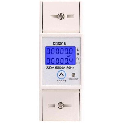 OEM Sous Compteur Électrique Monophasé 80a Max Modulaire, Simple Tarif, Affichage Lcd, Remise A Zéro Partielle-crezuo - Publicité OEM Sous Compteur Électrique Monophasé 80a Max Modulaire, Simple Tarif, Affichage Lcd, Remise A Zéro Partielle-crezuo - Publicité