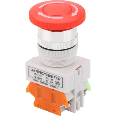 OEM Interrupteur À Bouton-poussoir Champignon Autobloquant Pour Arrêt D'Urgence, Montage 22 Mm Lay37-11zs - Publicité OEM Interrupteur À Bouton-poussoir Champignon Autobloquant Pour Arrêt D'Urgence, Montage 22 Mm Lay37-11zs - Publicité