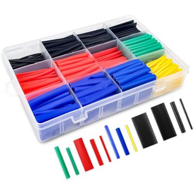 OEM Gaine Thermorétractable Étanche 2:1 – Kit De 328 Tubes Isolants Électriques En Polyoléfine, 5 Couleurs (ø 2–10 Mm) - Publicité OEM Gaine Thermorétractable Étanche 2:1 – Kit De 328 Tubes Isolants Électriques En Polyoléfine, 5 Couleurs (ø 2–10 Mm) - Publicité