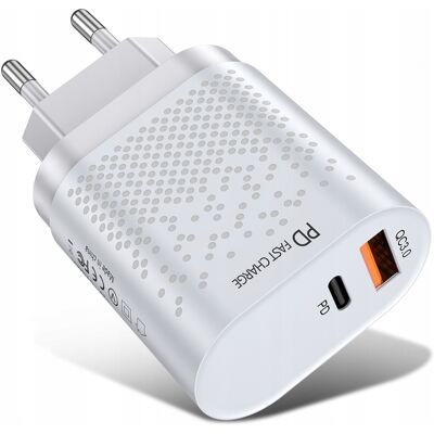 OEM Chargeur Mural Puissant Quick Charge 3.0 Usb + Pd 20 W Koanni La16blanc - Publicité OEM Chargeur Mural Puissant Quick Charge 3.0 Usb + Pd 20 W Koanni La16blanc - Publicité