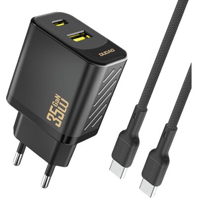 OEM Chargeur Mural Avec Câble Usb-c 1 M 35 W - Noir - Publicité OEM Chargeur Mural Avec Câble Usb-c 1 M 35 W - Noir - Publicité