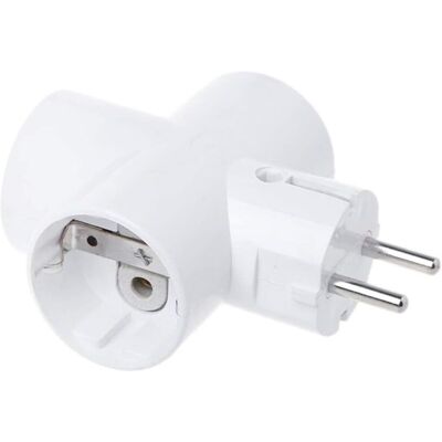 MOXIE Eu Standard Convert Socket Avec 3 Sorties Céramique Adaptateur Secteur Voyage - Publicité MOXIE Eu Standard Convert Socket Avec 3 Sorties Céramique Adaptateur Secteur Voyage - Publicité