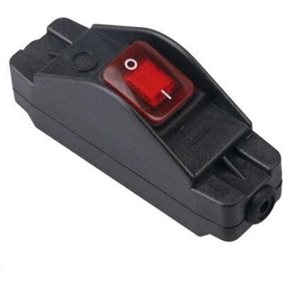 ABYSSE Cordon En Ligne À Bouton Ip65, Interrupteur Étanche, Interrupteur Marche/arrêt Noir 30 A 220 V - Publicité ABYSSE Cordon En Ligne À Bouton Ip65, Interrupteur Étanche, Interrupteur Marche/arrêt Noir 30 A 220 V - Publicité