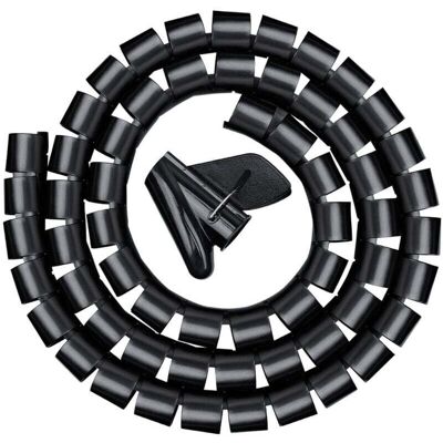 OEM Goulotte De Câbles 3,0 M, Gaine Spiralée Flexible Pour Bureau, Gaine Spiralée Pour Câble De 20 Mm, Noire - Publicité OEM Goulotte De Câbles 3,0 M, Gaine Spiralée Flexible Pour Bureau, Gaine Spiralée Pour Câble De 20 Mm, Noire - Publicité