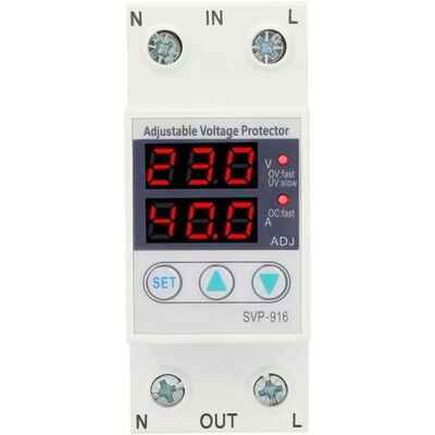 OEM Protecteur De Courant 230vac, Monophasé 40a, Surtension Et Soustension Réglable Intelligent - Publicité OEM Protecteur De Courant 230vac, Monophasé 40a, Surtension Et Soustension Réglable Intelligent - Publicité